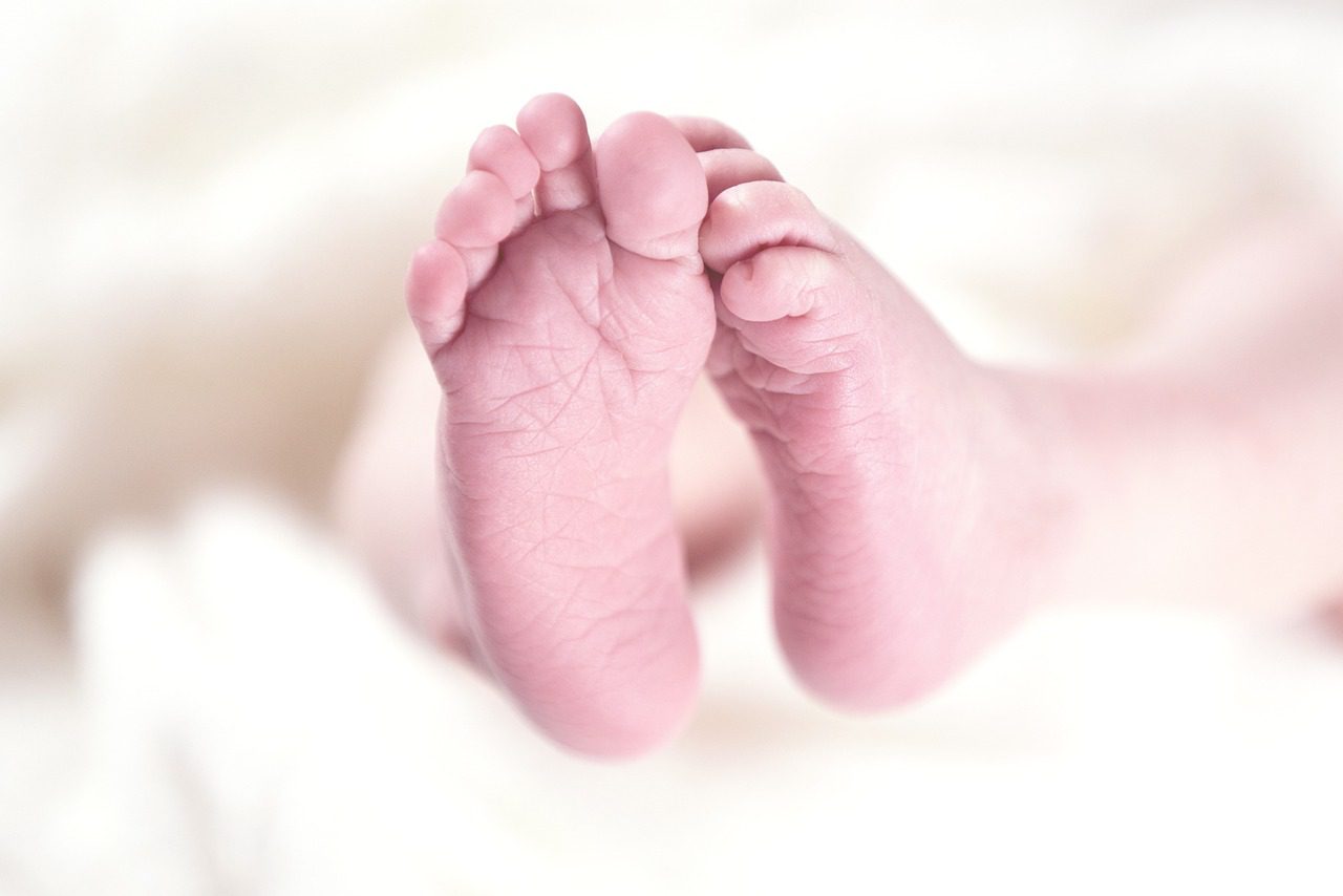 An image of a baby's feet.