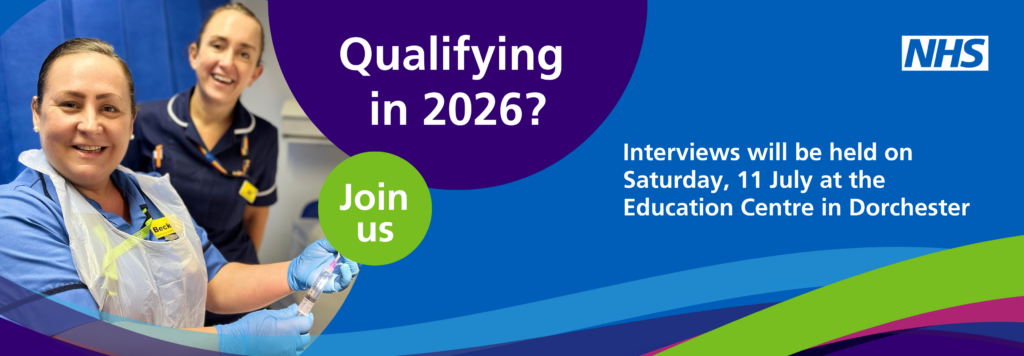 Two nurses, with text that says Qualifying in 2026? 
